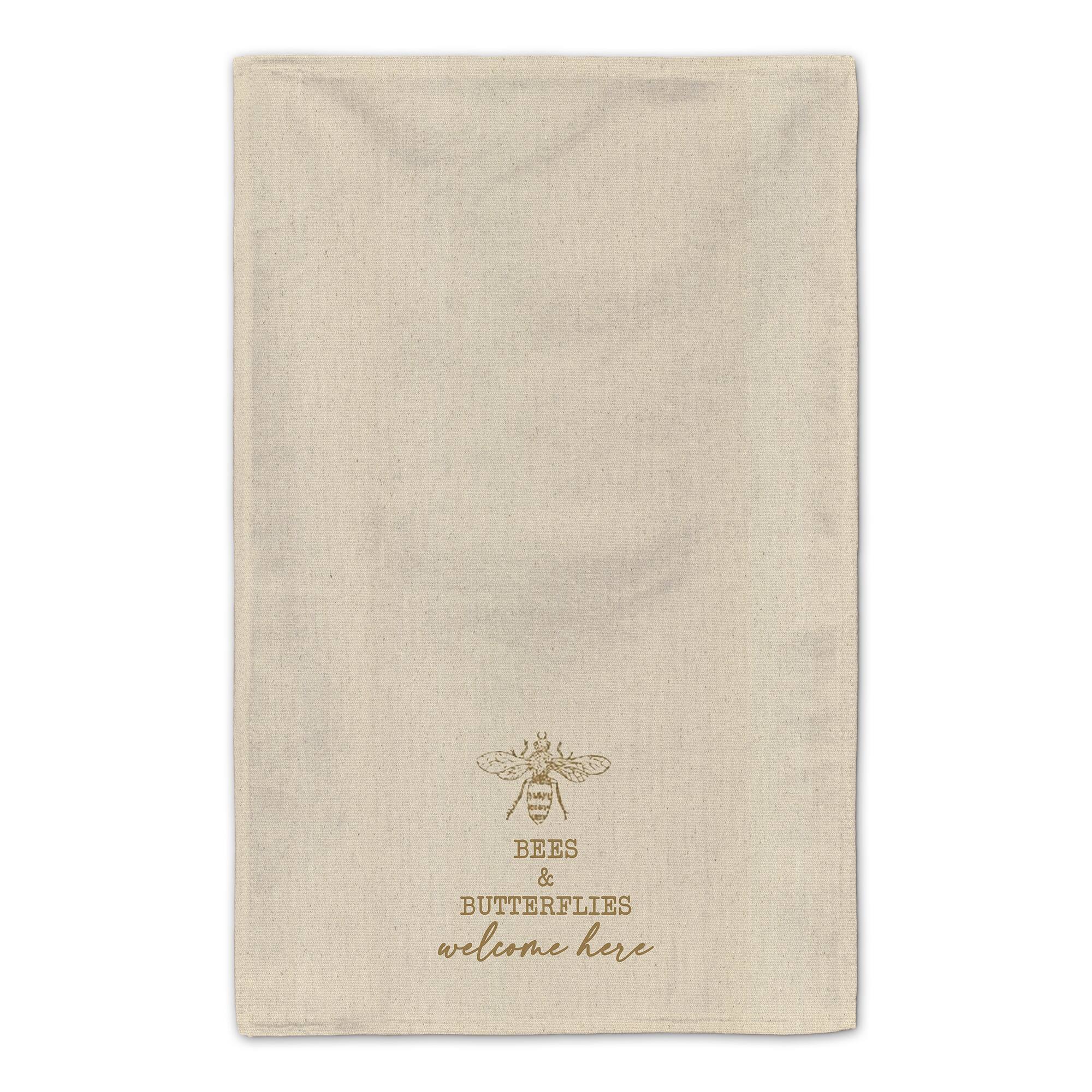 Bees & Butterflies Welcome Tea Towel Set